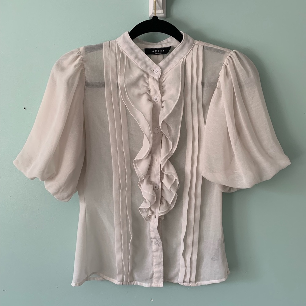 Super Unique Sheer Blouse